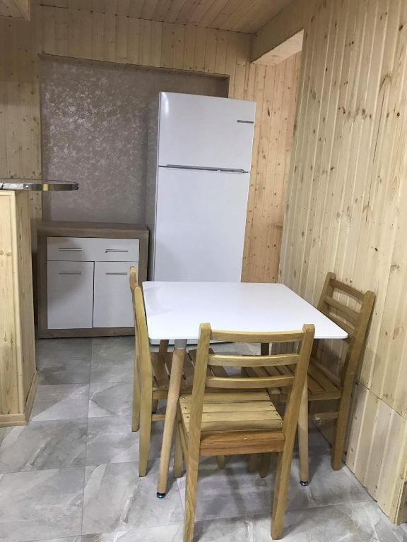 Kuchyň nebo kuchyňský kout v ubytování MetiTsa