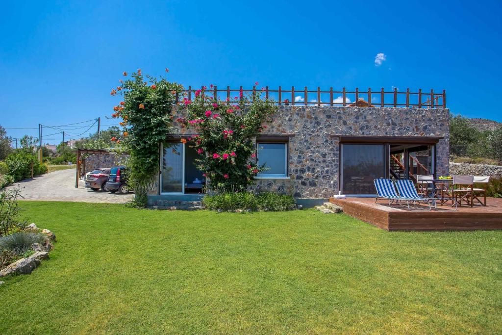 Zahrada ubytování Villa Helios