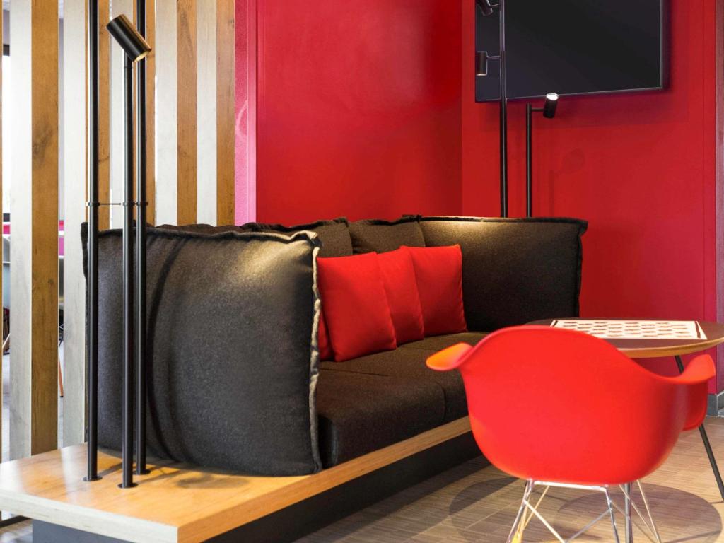 Posezení v ubytování ibis Hotel Brussels Airport