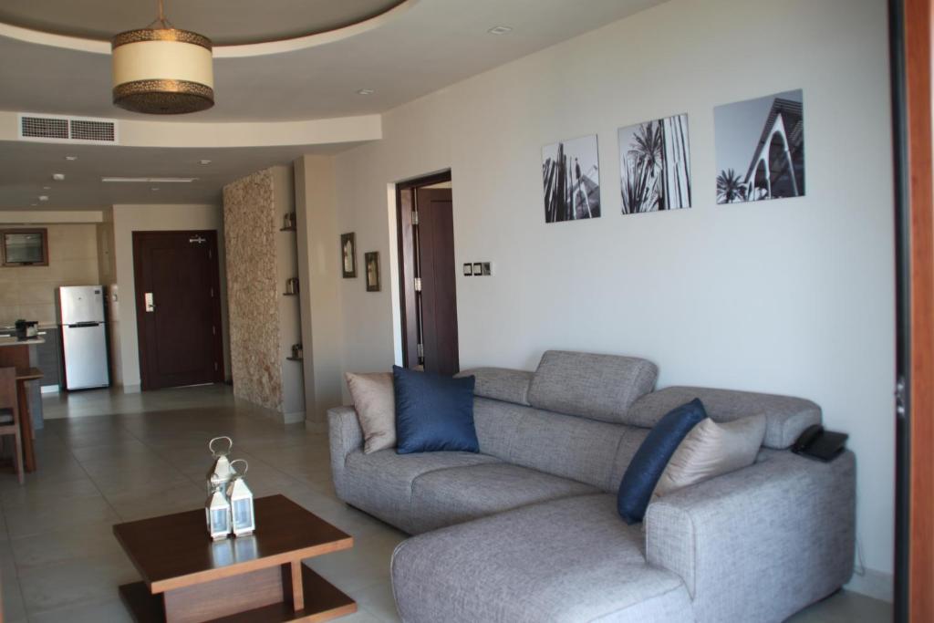 Posezení v ubytování The Royal Shaza Suites