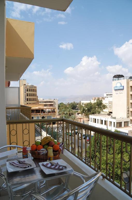 Balkón nebo terasa v ubytování Al Qidra Hotel & Suites Aqaba
