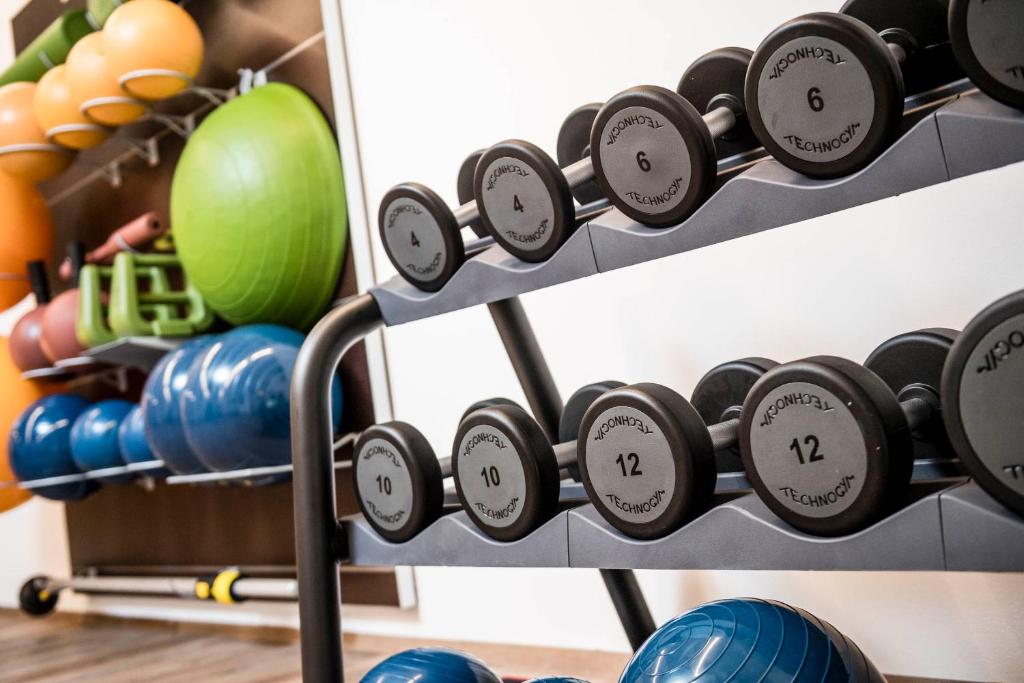 Fitness centrum a/nebo fitness zařízení v ubytování Der Mohrenwirt ****