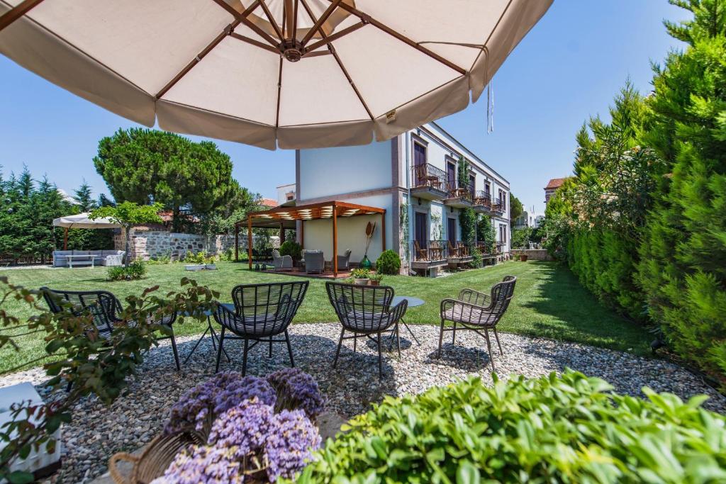 Zahrada ubytování Elia Hotel Cunda by Ortunc