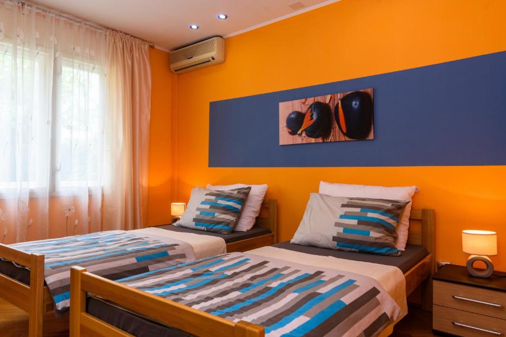 Posteľ alebo postele v izbe v ubytovaní Apartments Lara - Split Croatia