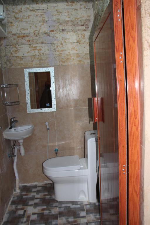 Koupelna v ubytování Durrat Al-Misfah Guest House