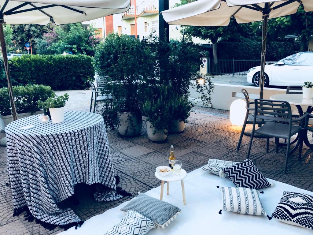 Posezení v ubytování Hotel Aplo - Breakfast Experience