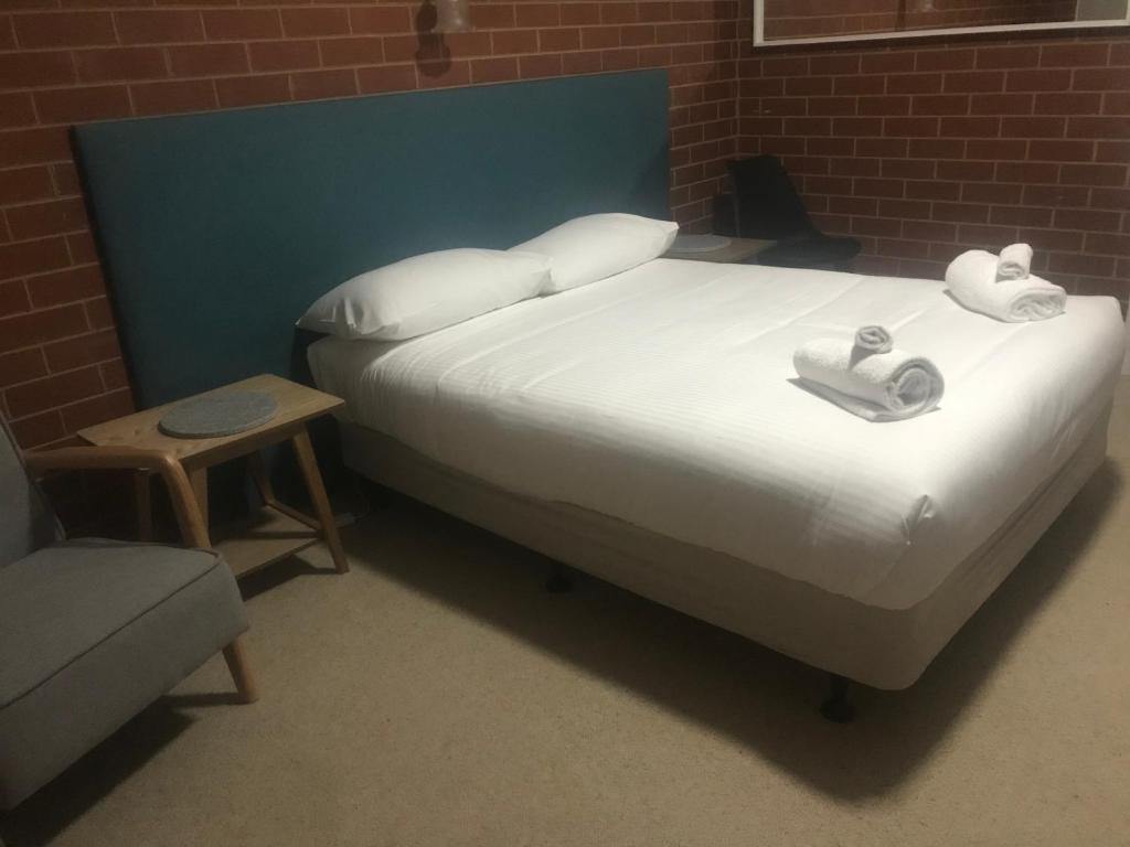 Кровать или кровати в номере Billabong Wangaratta