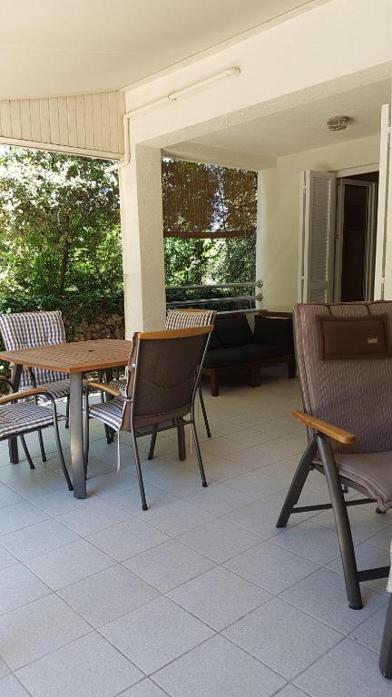 Гостиная зона в Green Paradise Apartment Novalja