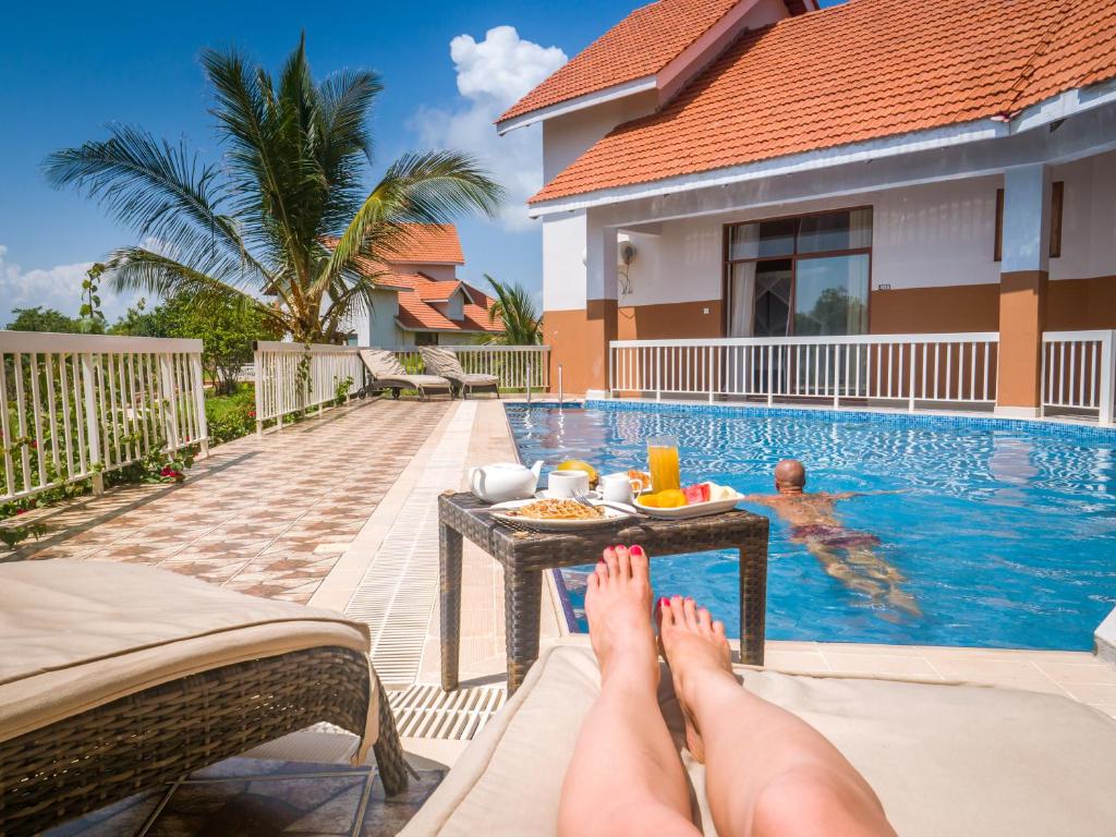 Bazén v ubytování Azao Resort & Spa nebo v jeho okolí