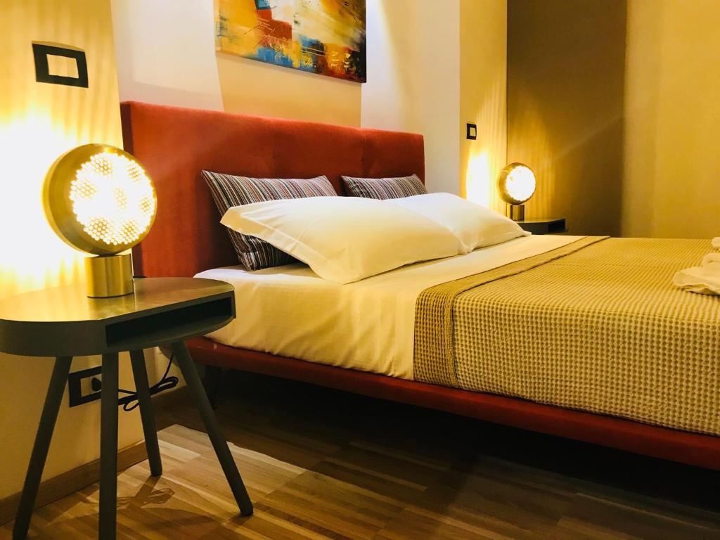 Letto o letti in una camera di Casa Tita