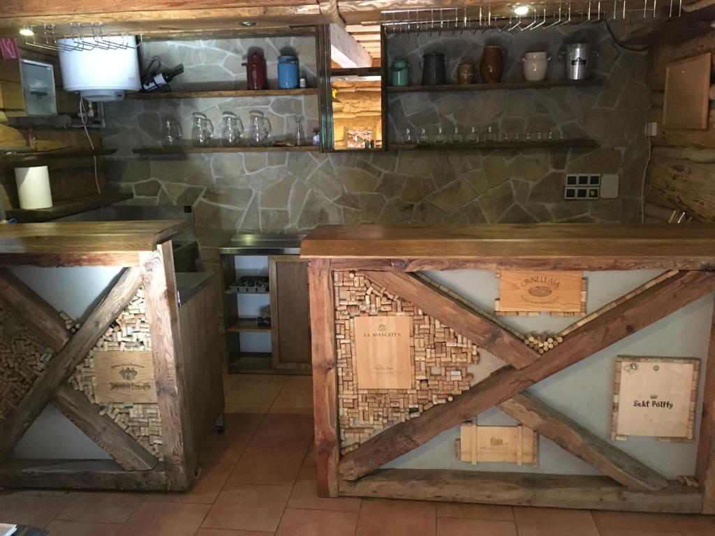 Kuchyňa alebo kuchynka v ubytovaní Štúdio Apartmán Pohoda Čingov Slovenský raj