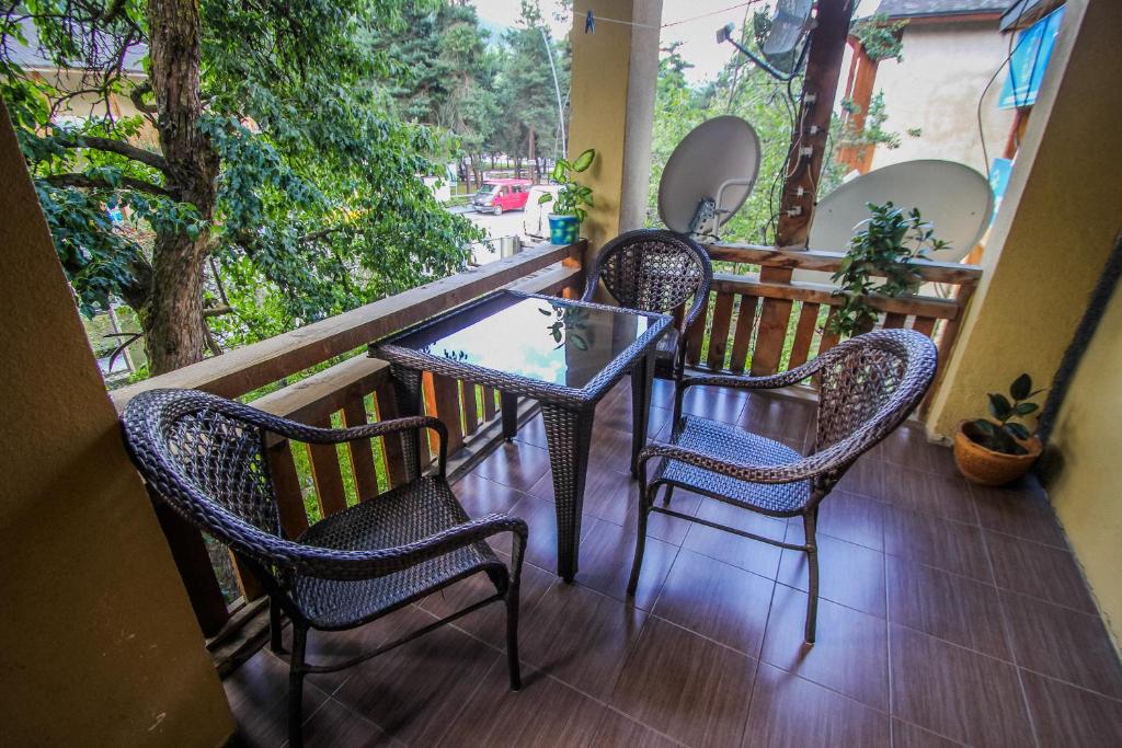 Balkón nebo terasa v ubytování Eka&Nino GuestHouse
