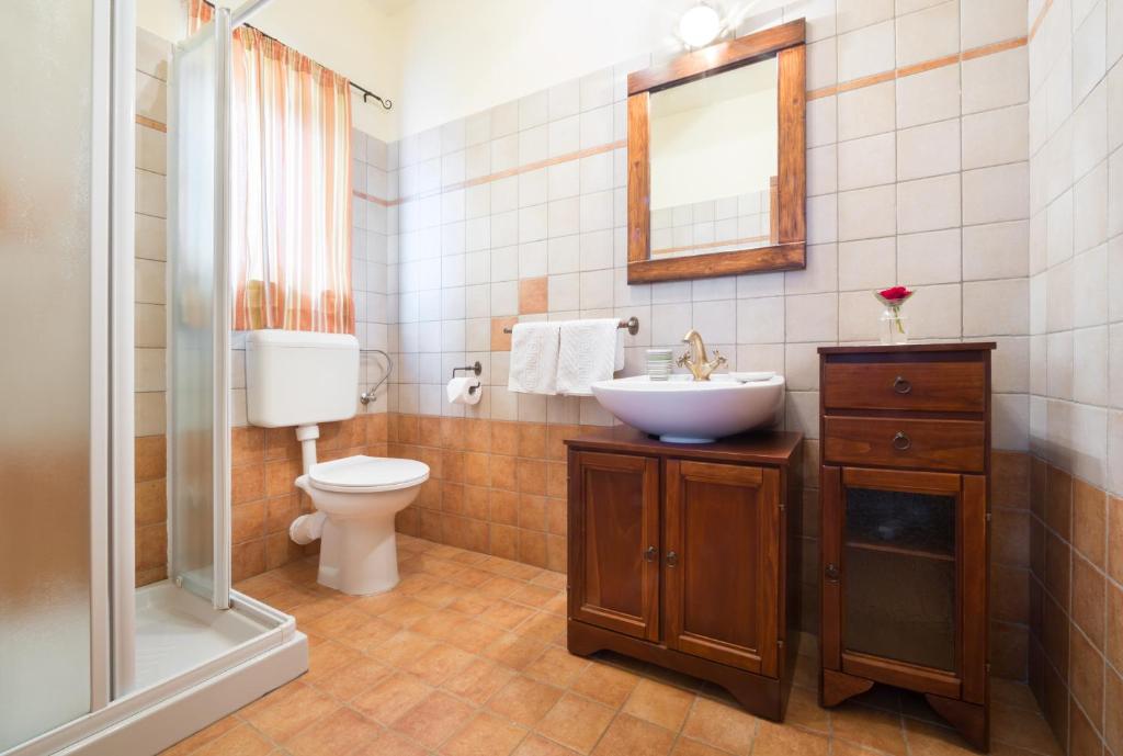 Kúpeľňa v ubytovaní Apartmani Hrelja
