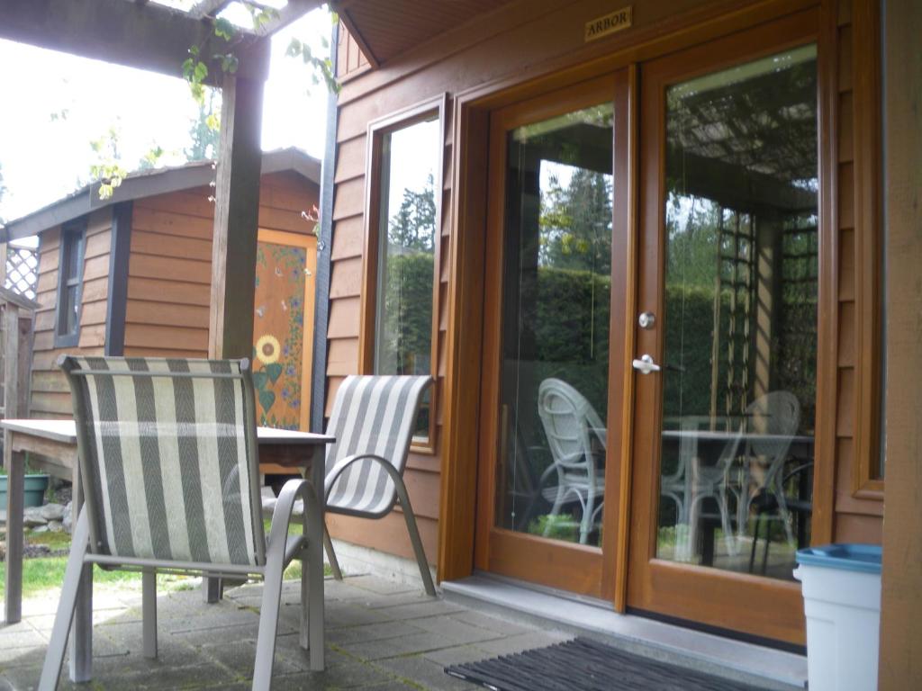 Patio nebo venkovní prostory v ubytování Nestledown B&B