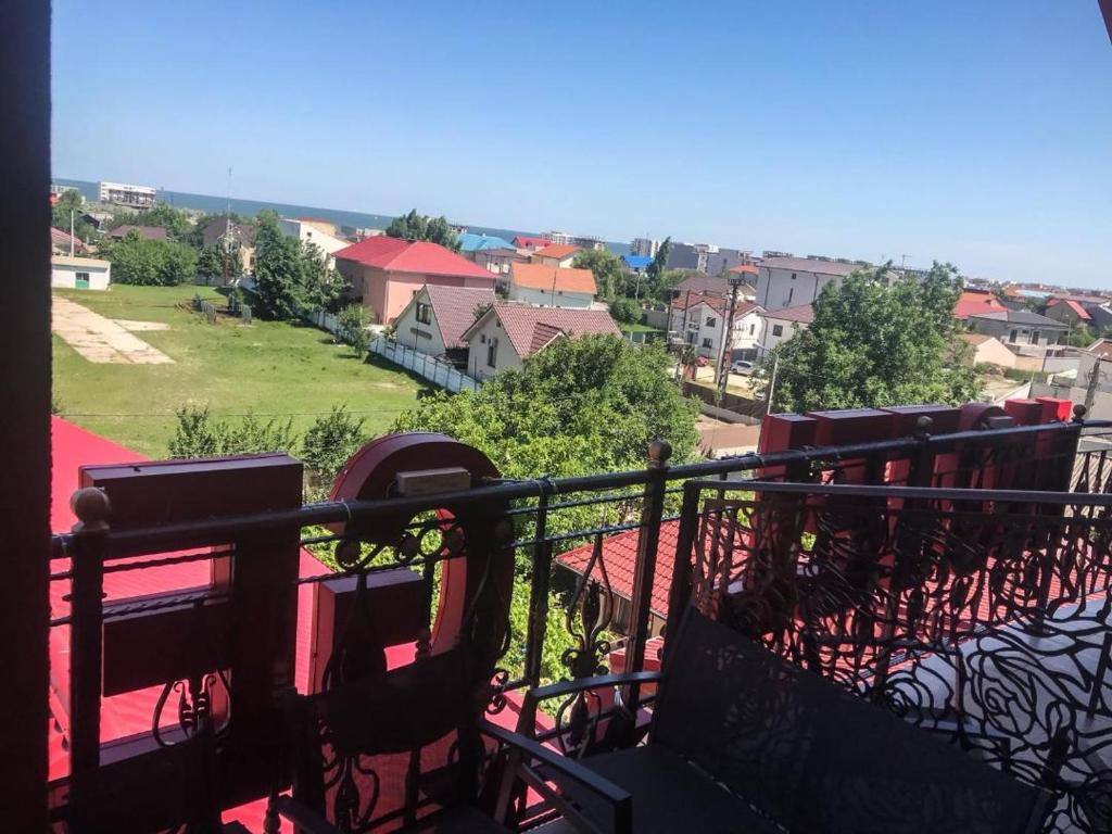 Balkón nebo terasa v ubytování Geani