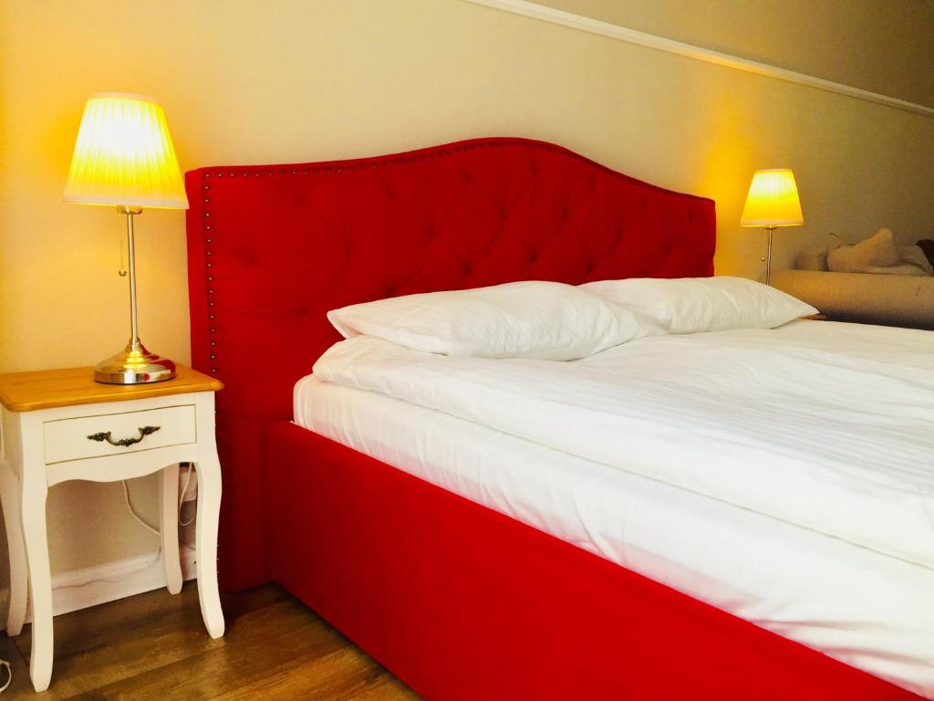 Posteľ alebo postele v izbe v ubytovaní Apartamenty Międzyzdroje