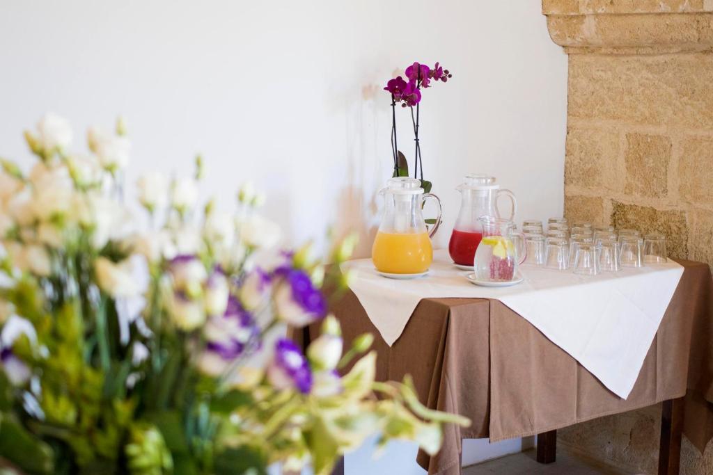 Masseria Carignani italokat is kínál