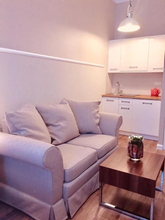 Kuchyňa alebo kuchynka v ubytovaní Apartamenty Międzyzdroje