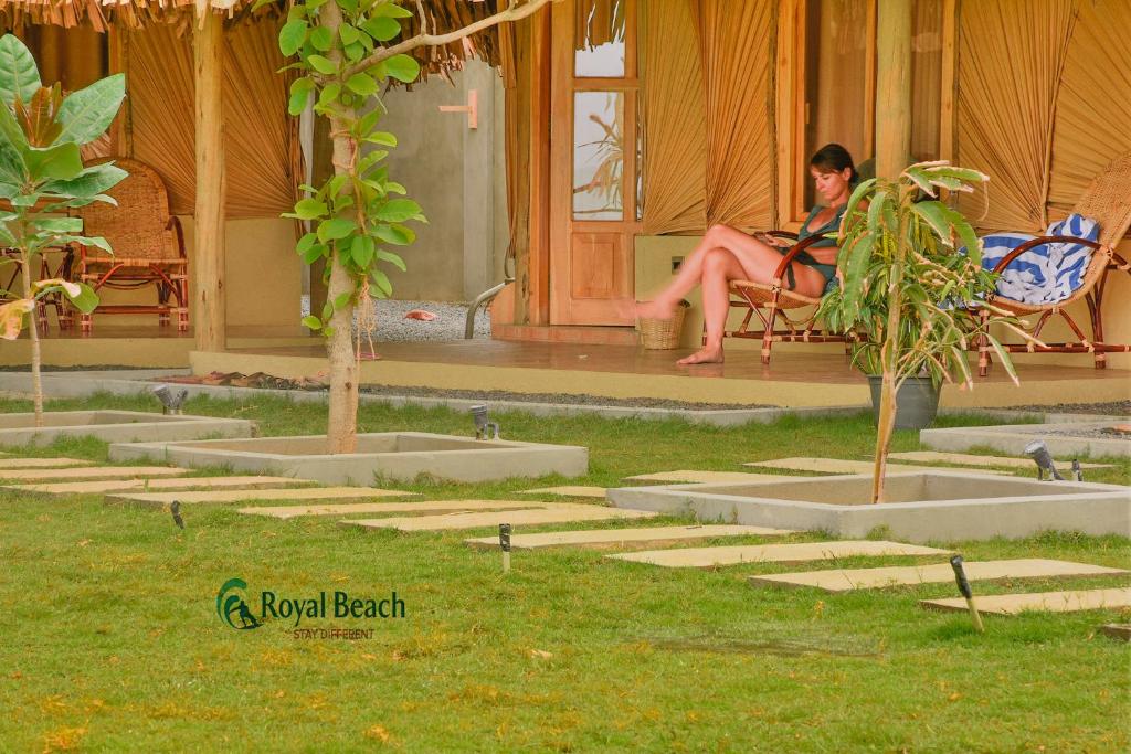 Zahrada ubytování Royal Beach