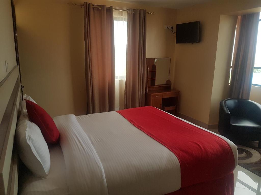 TV a/nebo společenská místnost v ubytování Mara Frontier Hotel