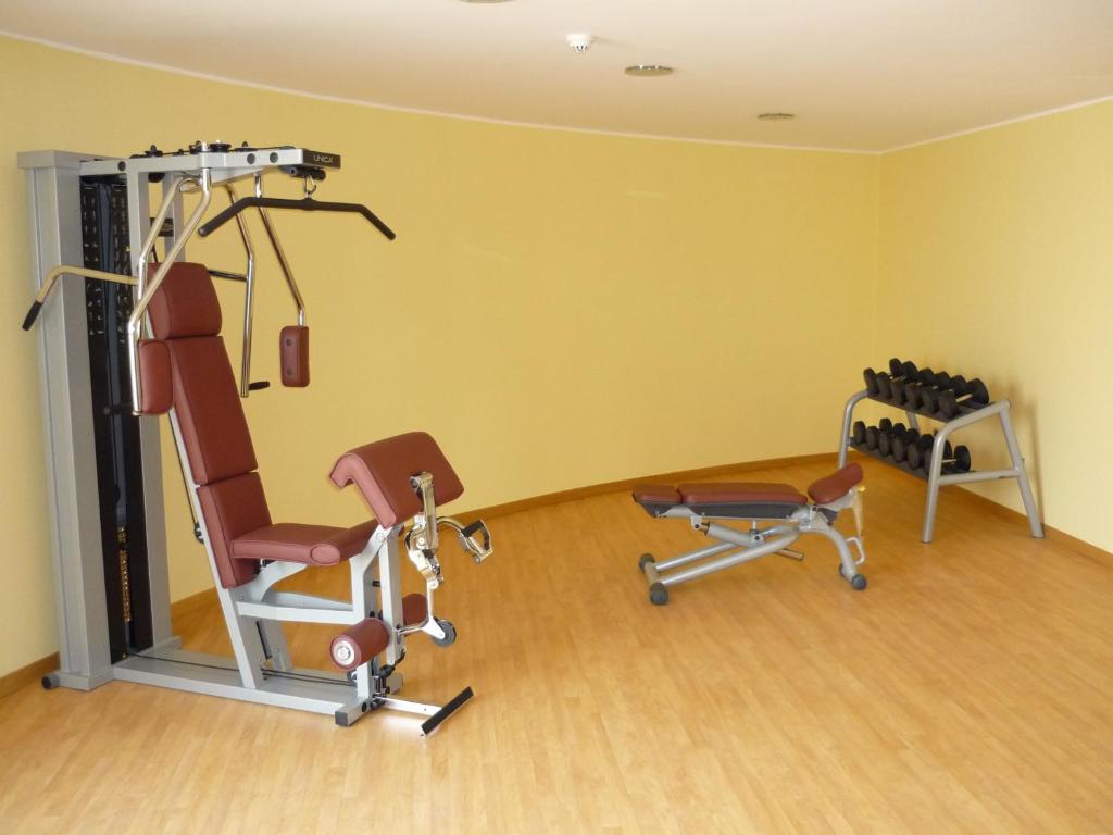 Fitness centrum a/nebo fitness zařízení v ubytování Hotel Senator
