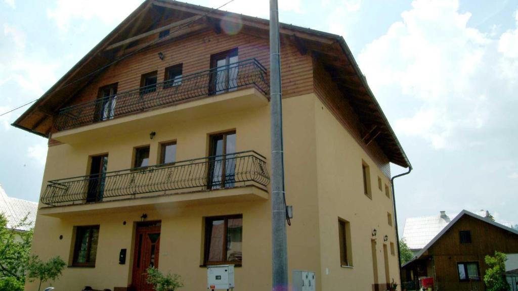 Budova, kde se penzion nachází