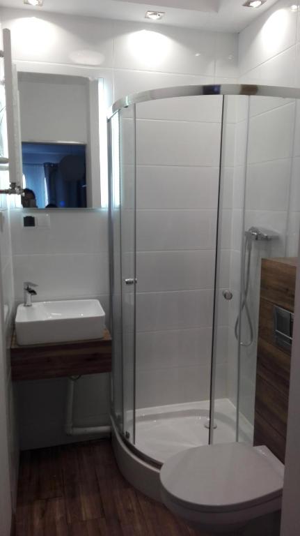 Kúpeľňa v ubytovaní Apartamenty przy Starym Rynku