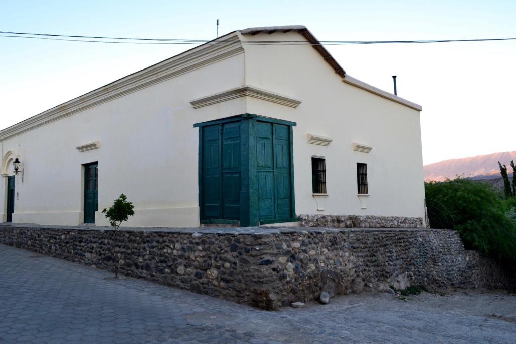 El edificio en el que está la casa de vacaciones