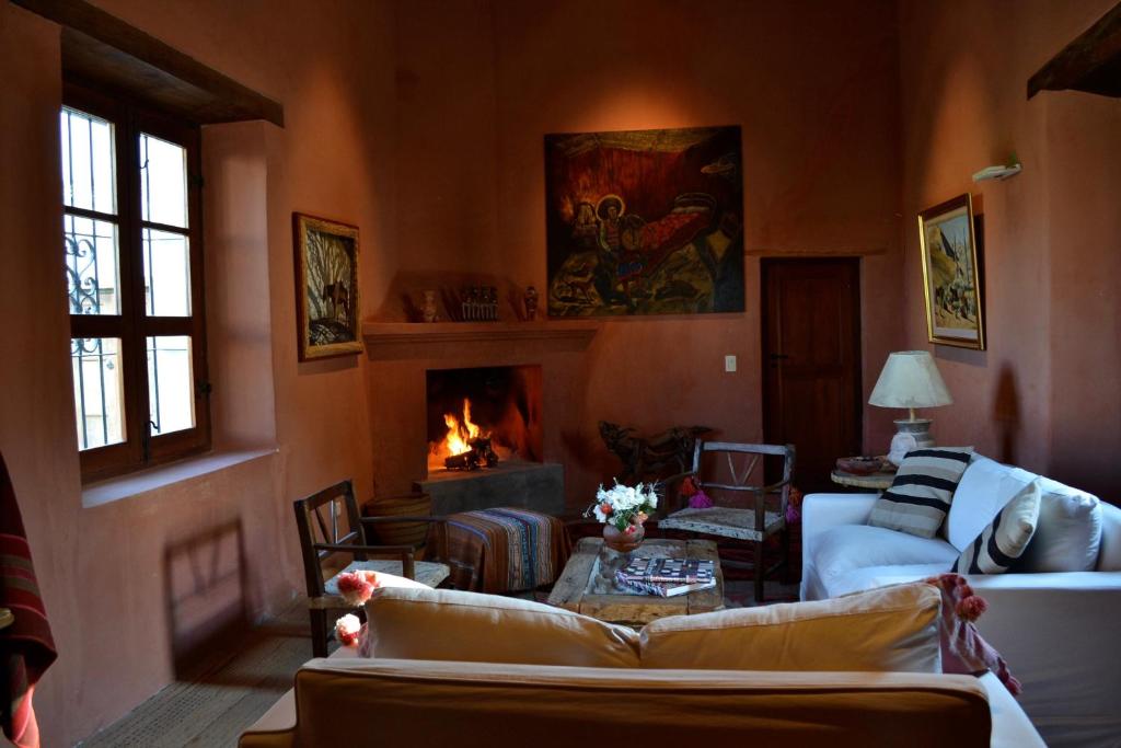 Un lugar para sentarse en Casa del Tejedor