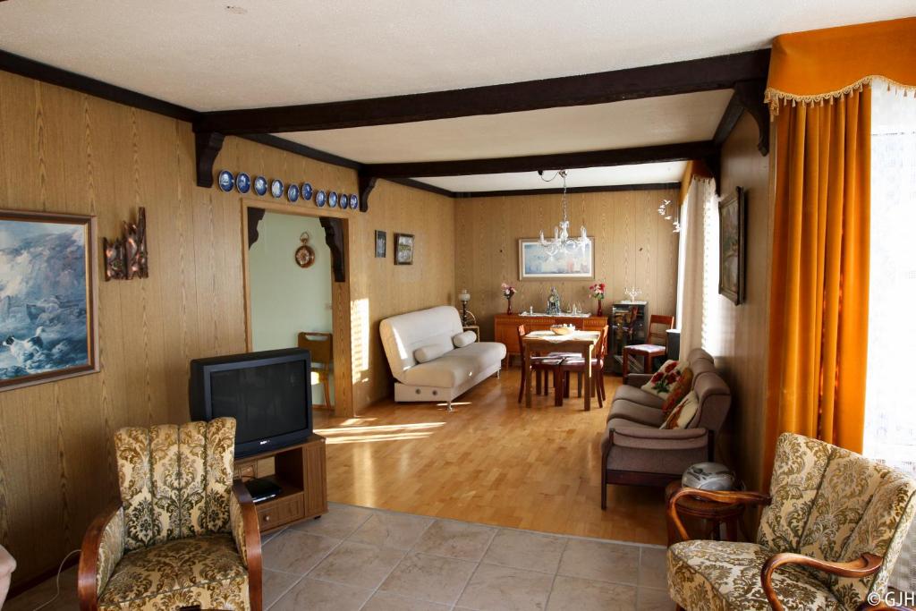 Posezení v ubytování Apartment Tungata