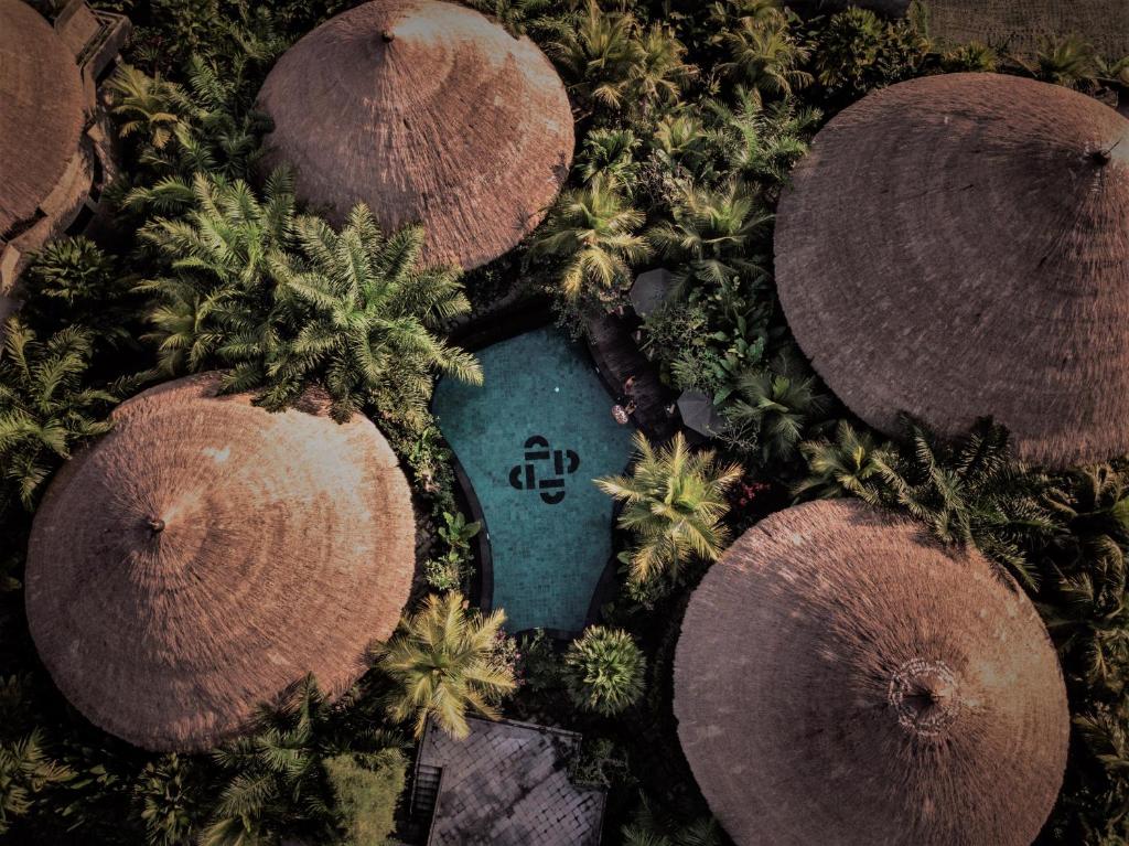 Letecký snímek ubytování Honai Resort