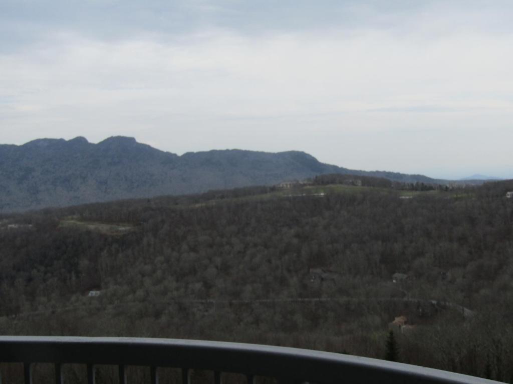 a view of a valley with trees and mountains at Sugar Top 2210 Condo in Sugar Mountain
