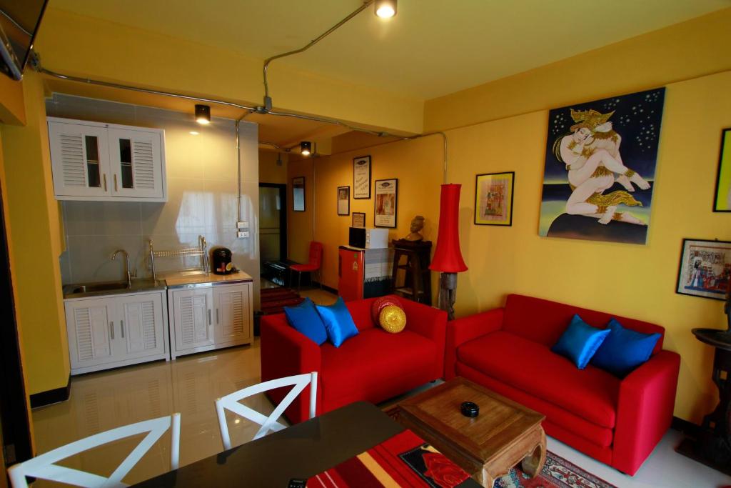 Nhà bếp/bếp nhỏ tại Chez Pom