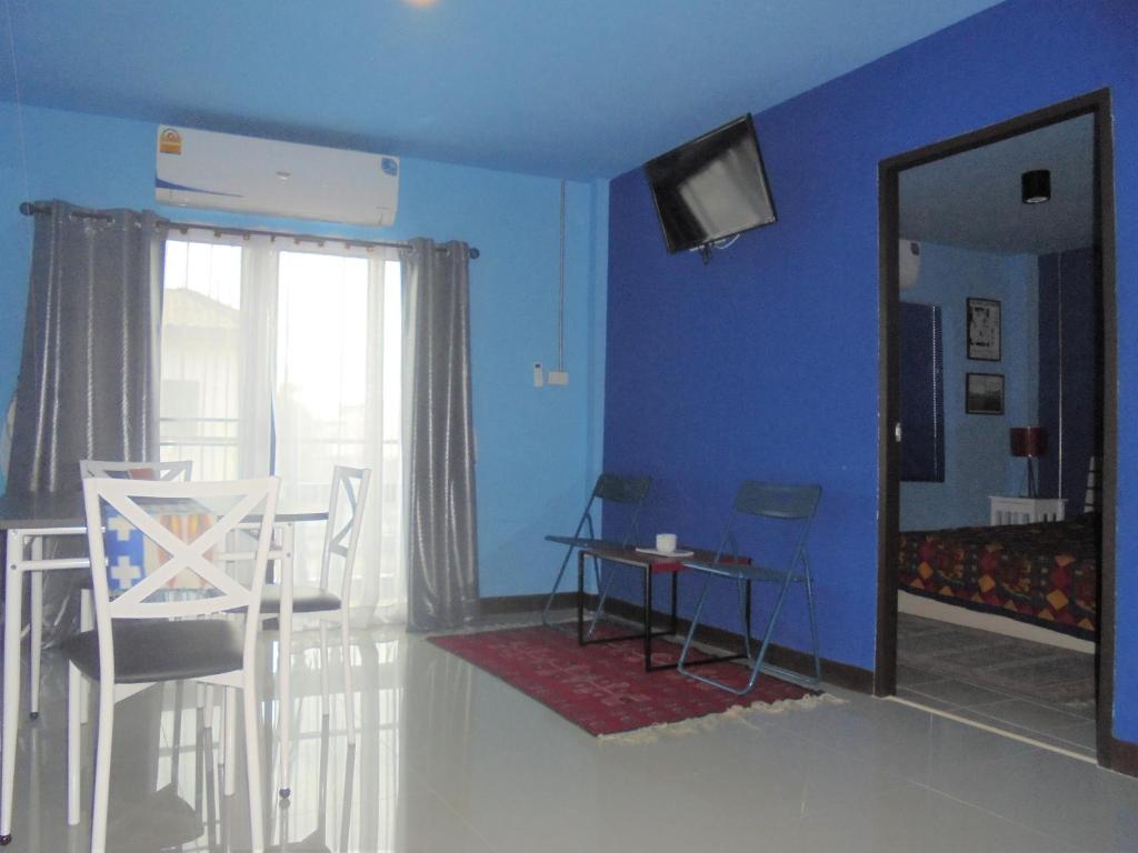 TV/trung tâm giải trí tại Chez Pom