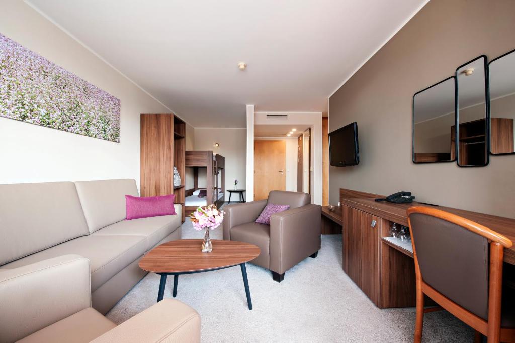 TV a/nebo společenská místnost v ubytování Hotel Ajda - Terme 3000 - Sava Hotels & Resorts