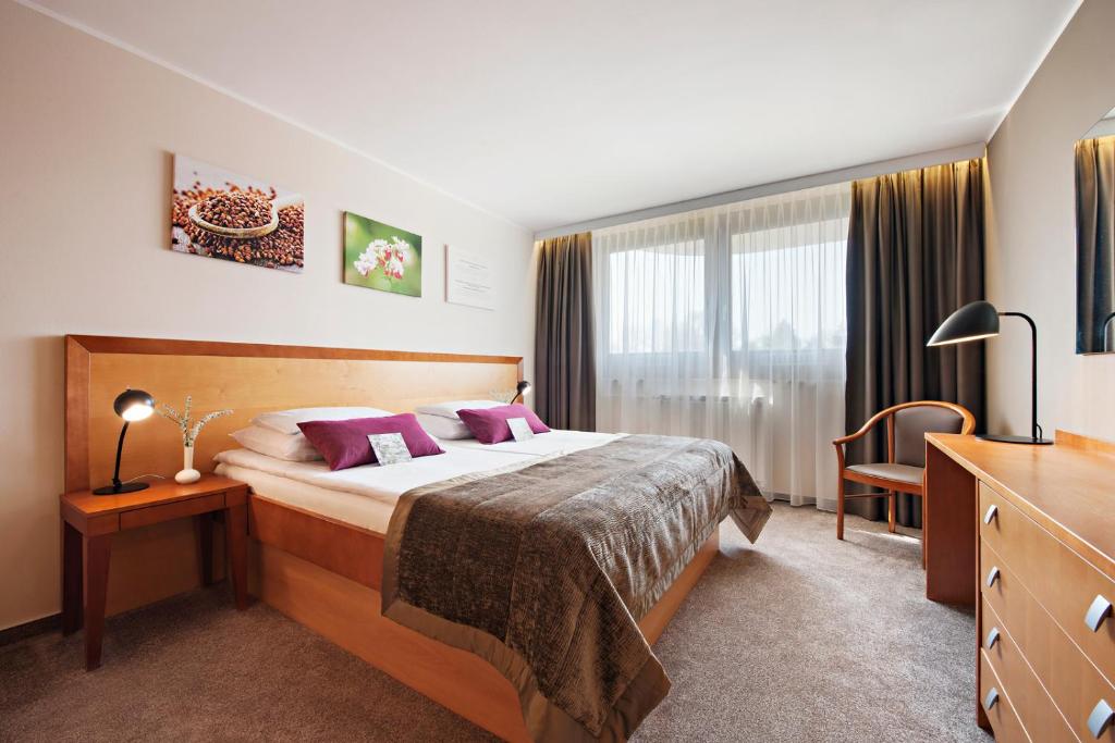 Postel nebo postele na pokoji v ubytování Hotel Ajda - Terme 3000 - Sava Hotels & Resorts