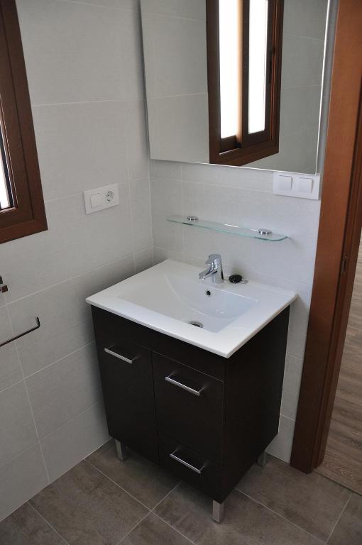 Koupelna v ubytování Apartamentos Sábora