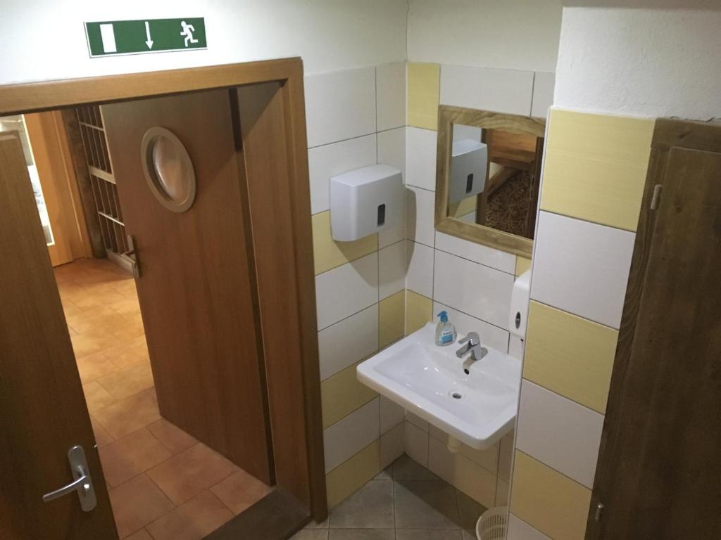 Kúpeľňa v ubytovaní Štúdio Apartmán Pohoda Čingov Slovenský raj