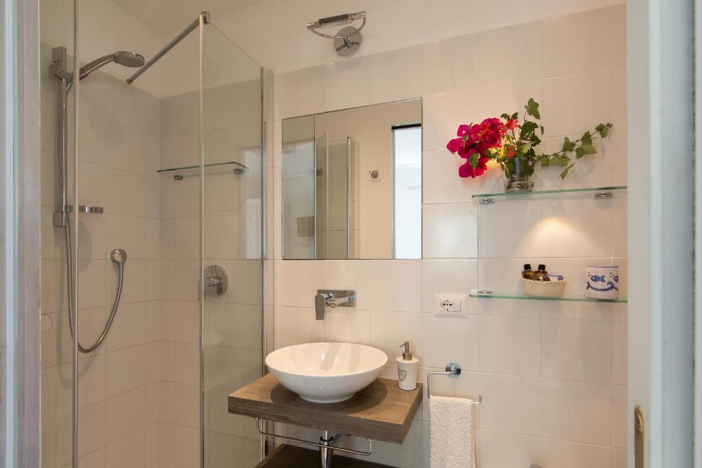 Koupelna v ubytování Riolinciano14 B&B