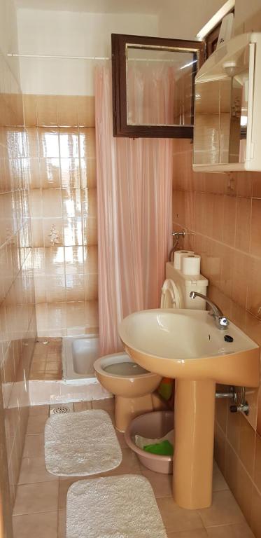 Koupelna v ubytování Apartmani Ivanka Simuni