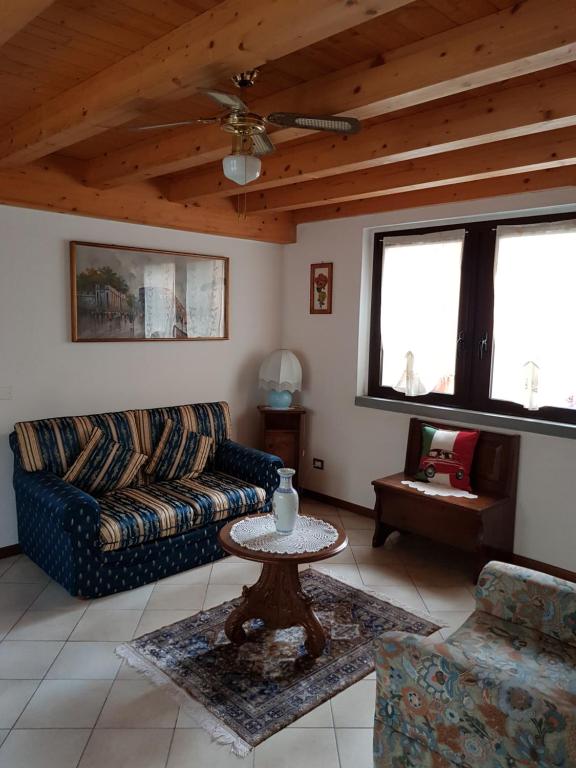 Posezení v ubytování B&B I Lazzarini