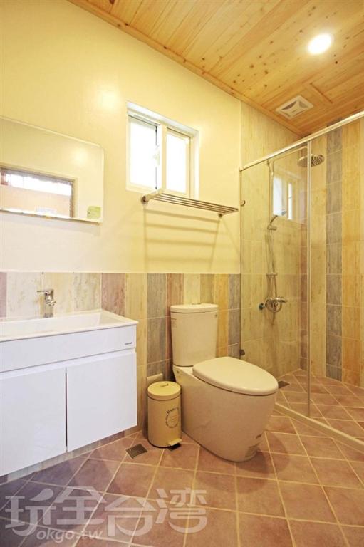 Koupelna v ubytování 茅店BnB