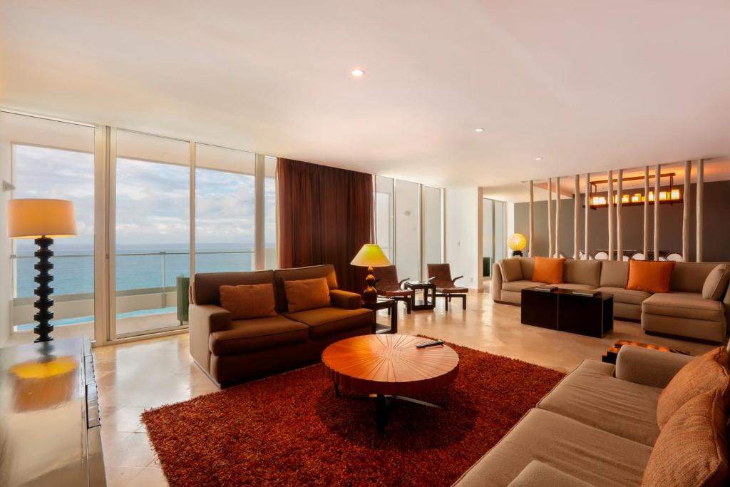 Posezení v ubytování Krystal Grand Cancun All Inclusive