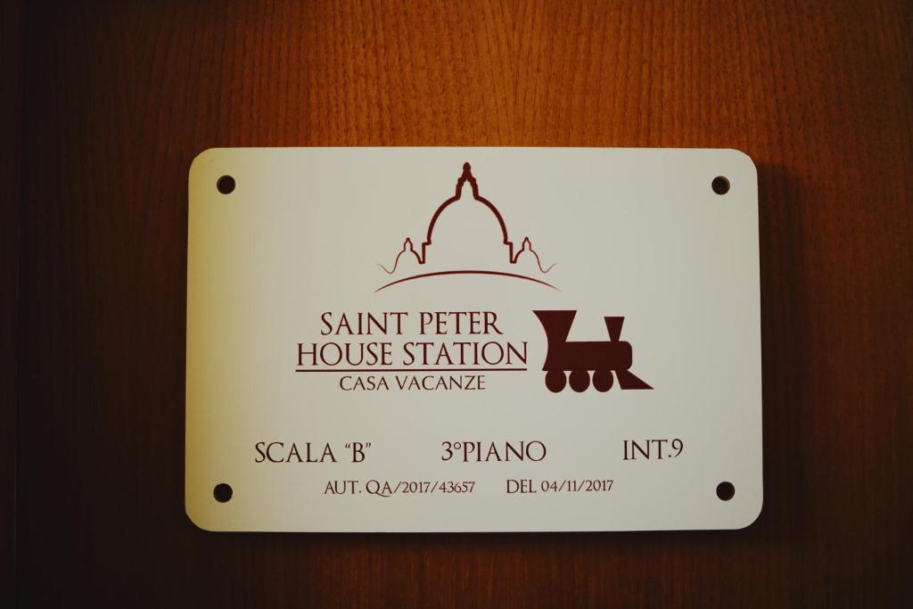 Certifikát, ocenenie alebo iný dokument vystavený v ubytovaní Saint Peter House Station