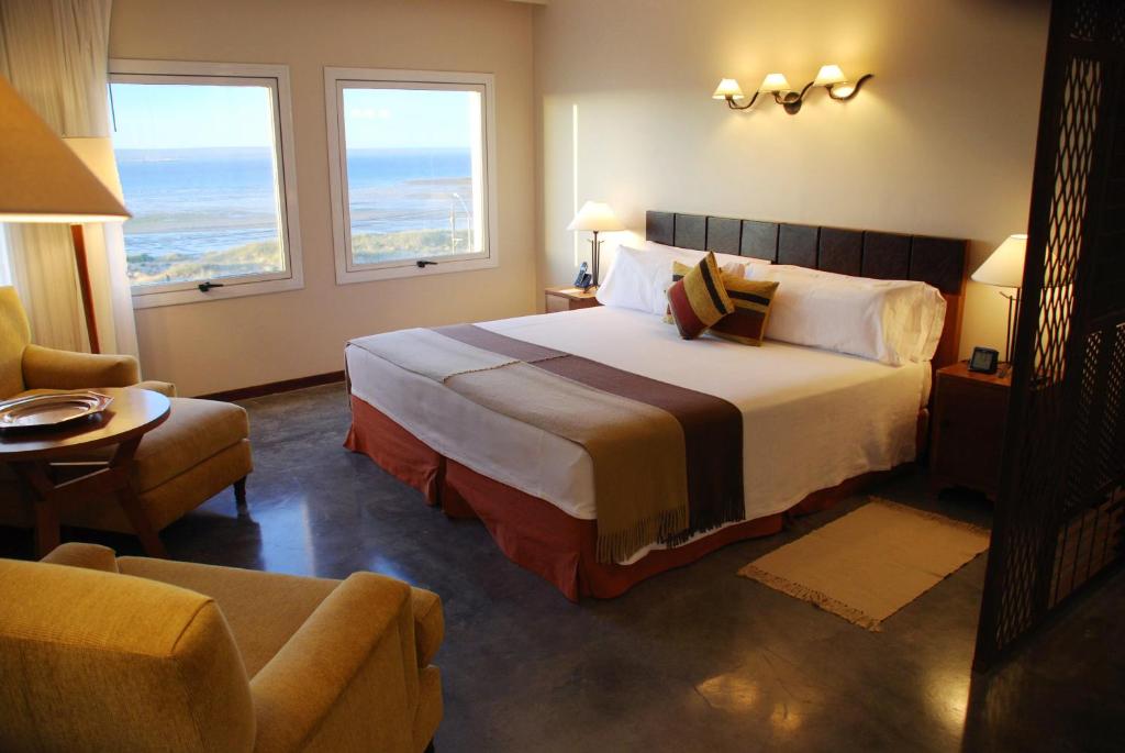 Postel nebo postele na pokoji v ubytování Hotel Territorio
