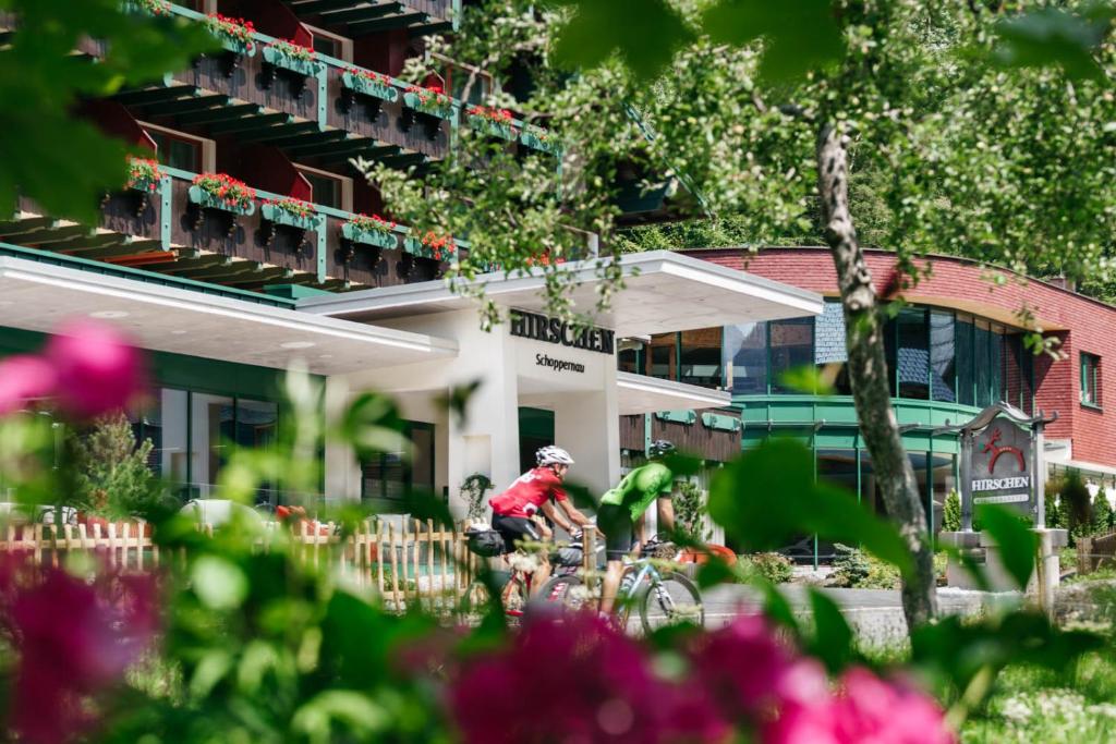 Zahrada ubytování Hirschen Wohlfühlhotel Bregenzerwald