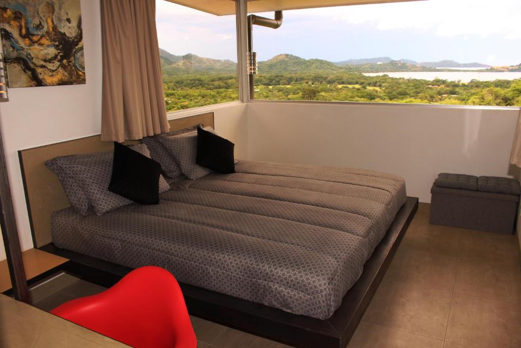 Posezení v ubytování Horizon Lodge Potrero