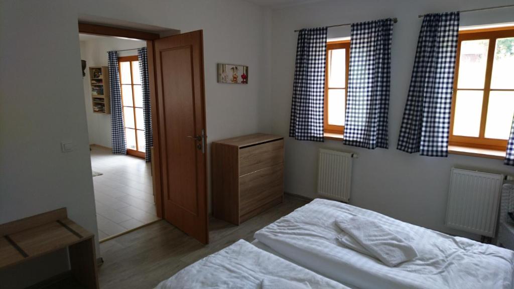 Łóżko lub łóżka w pokoju w obiekcie Apartmány Nova Lake