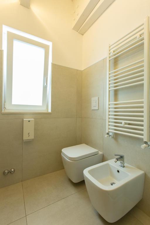 Koupelna v ubytování Hotel New Bari