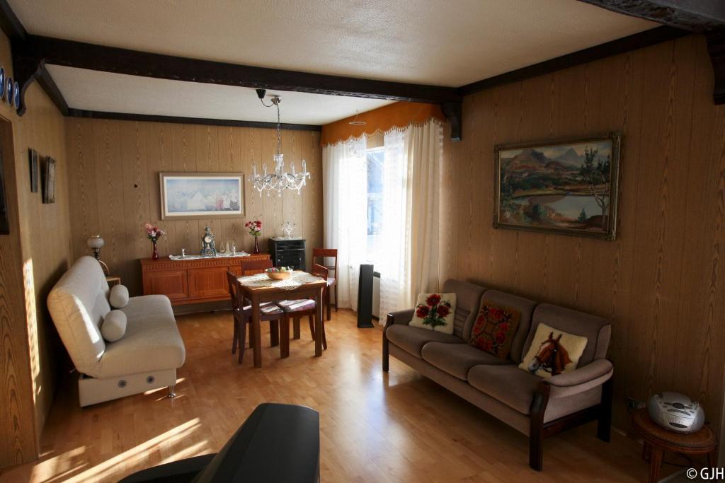 Posezení v ubytování Apartment Tungata
